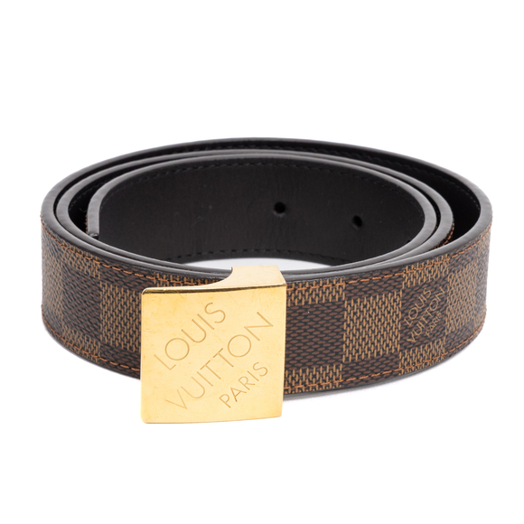 Louis Vuitton Accessories - Louis Vuitton Ceinture Carre Belt 32mm 80